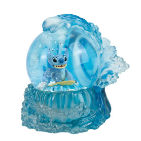 Enesco Disney Lilo & Stitch - Stitch Surfer bola de nieve