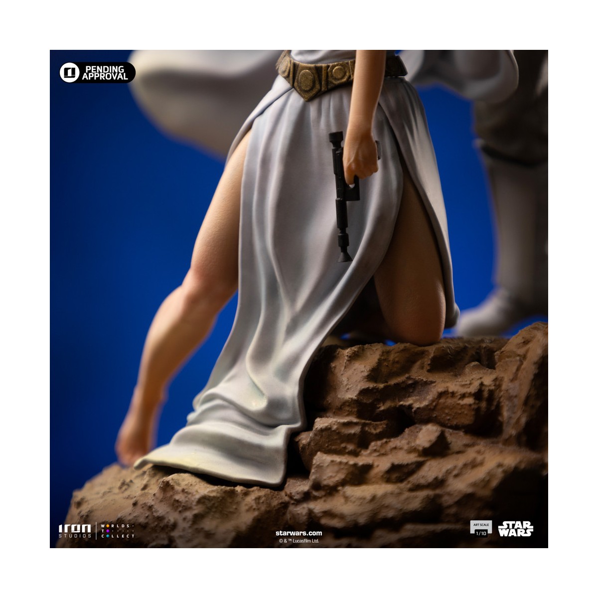Iron Studios Star Wars - Luke & Leia Movie Poster - Deluxe Art Escala 1/10