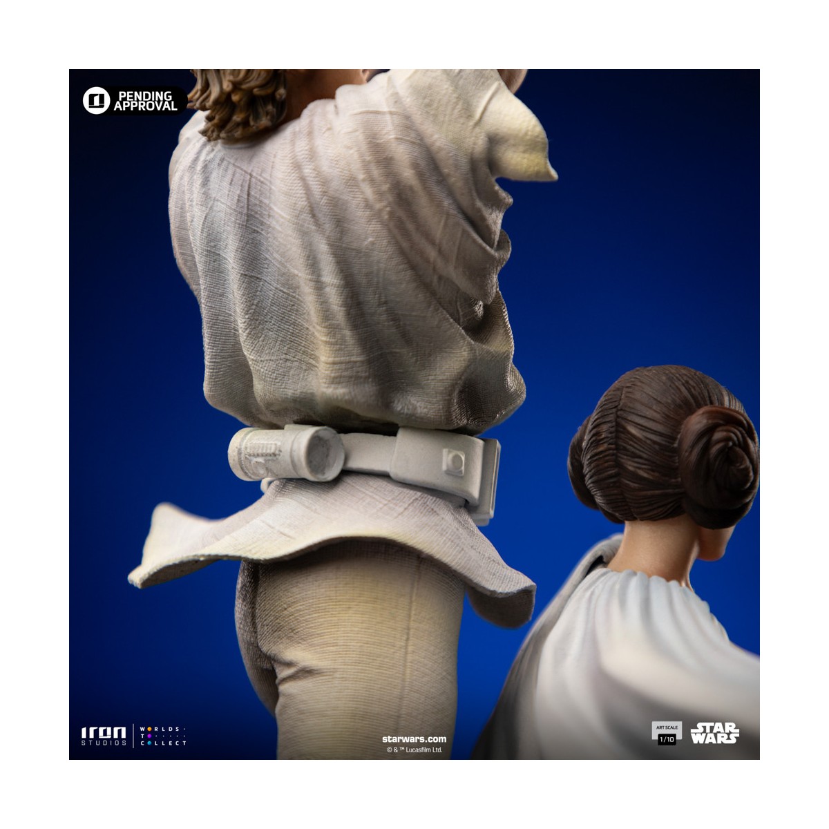 Iron Studios Star Wars - Luke & Leia Movie Poster - Deluxe Art Escala 1/10