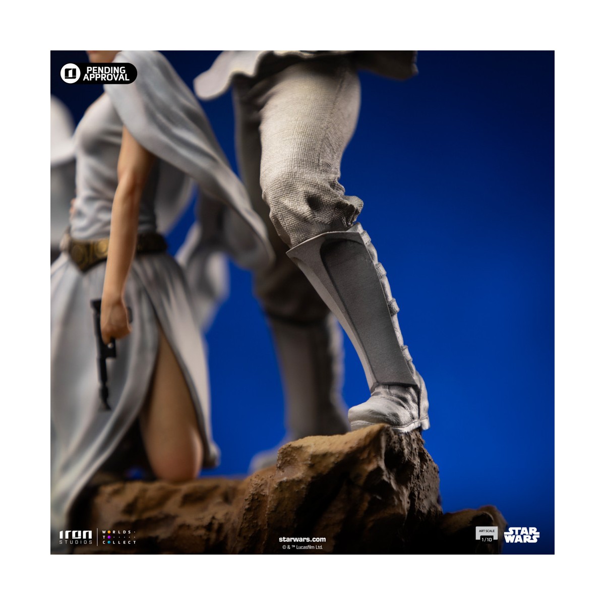 Iron Studios Star Wars - Luke & Leia Movie Poster - Deluxe Art Escala 1/10