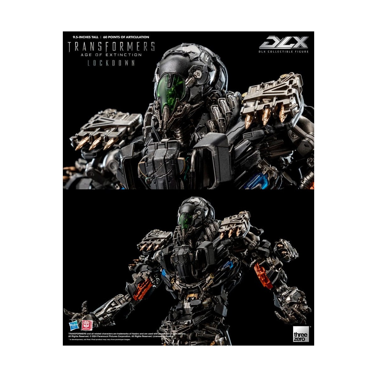 Three0 Transformers - DLX LOCKDOWN 1/6 - Transformers: Age of Extinction