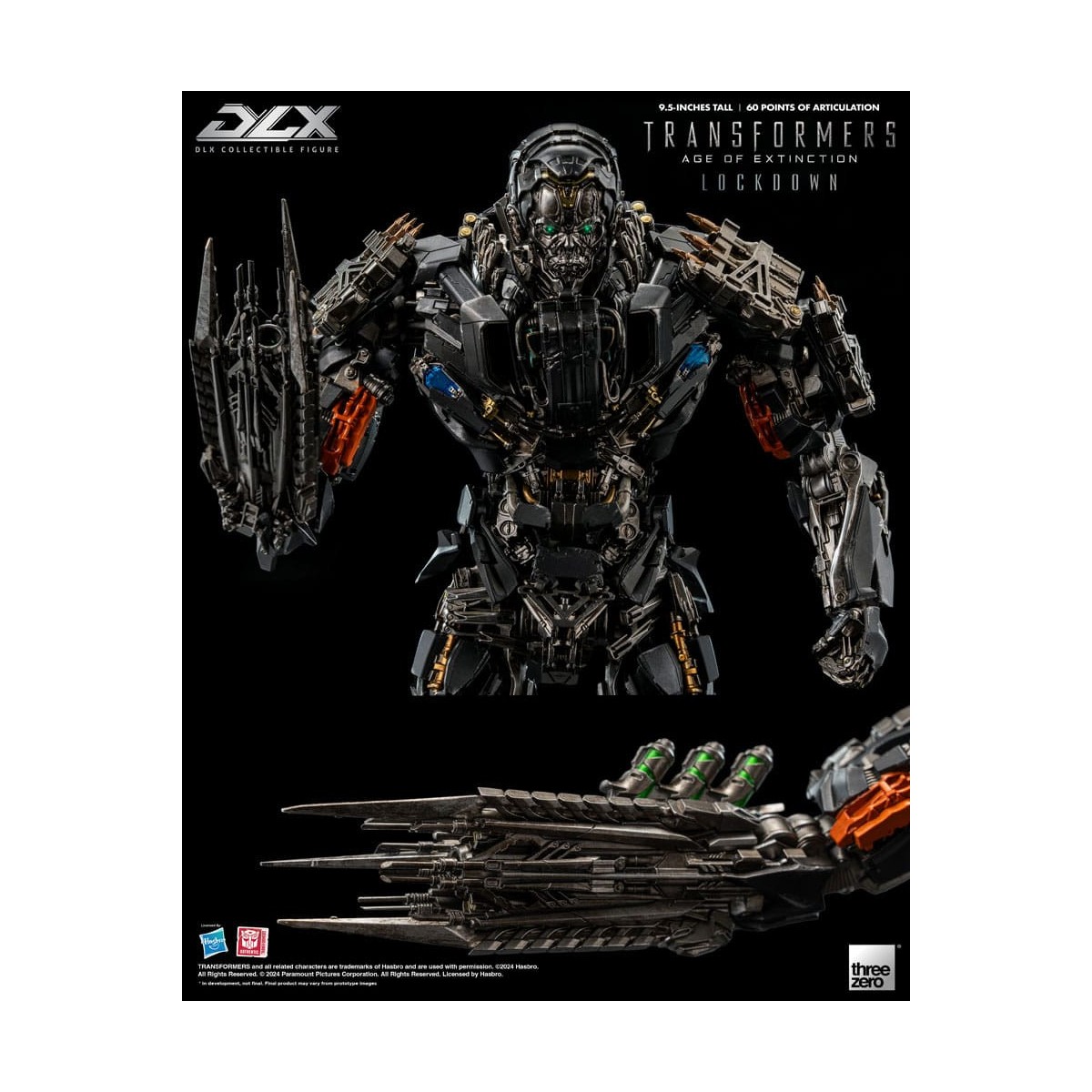Three0 Transformers - DLX LOCKDOWN 1/6 - Transformers: Age of Extinction