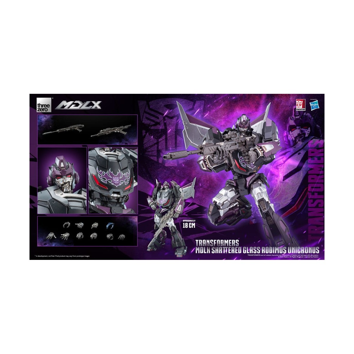 Tres Cero - Transformers Shattered Glass MDLX RODIMUS UNICRONUS