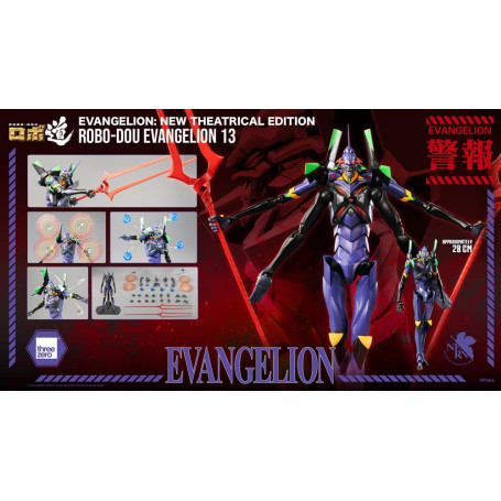 Three Zero - Evangelion 13 - Evangelion: Nueva Edición Teatral figura de acción Robo-Dou