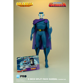 HL PRO - Goldorak Figura de PVC - Comandante Minos / Minas Variante Cara Partida - General Gandal