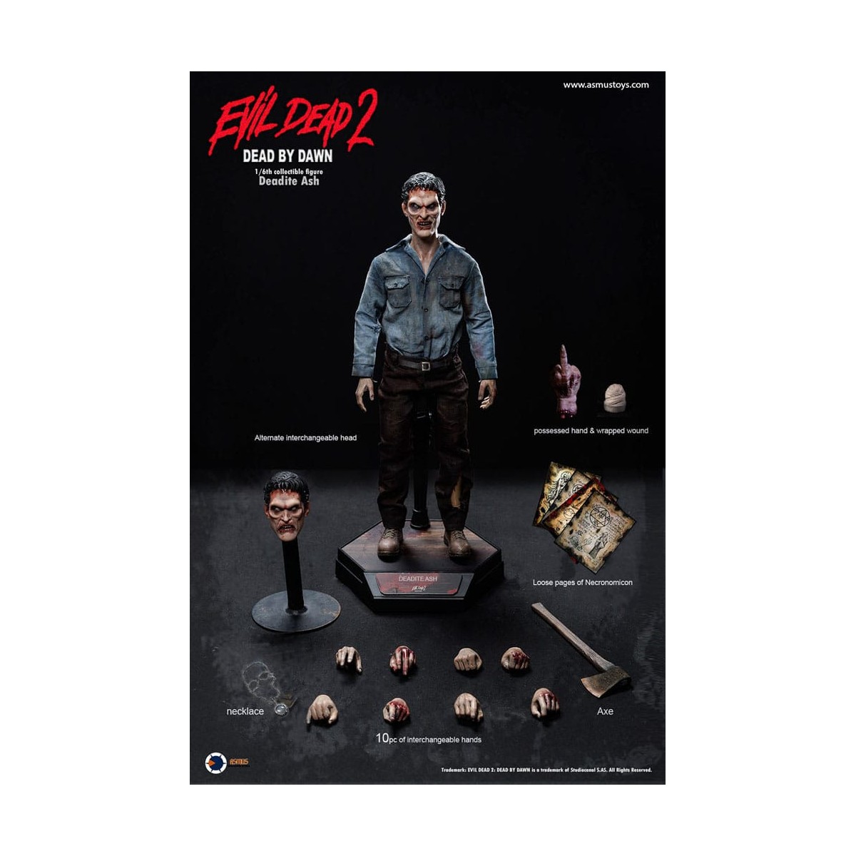 Asmus Toys Deadite Ash 1/6 - The Evil Dead 2 Muertos al Amanecer