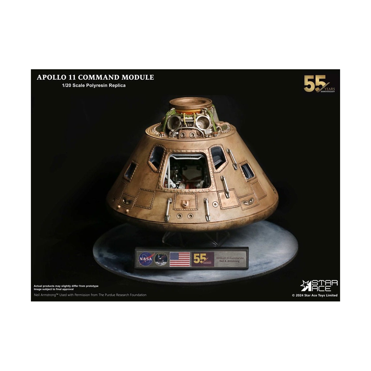 Star Ace - Módulo de mando del Apolo 11 (DX) 1/20