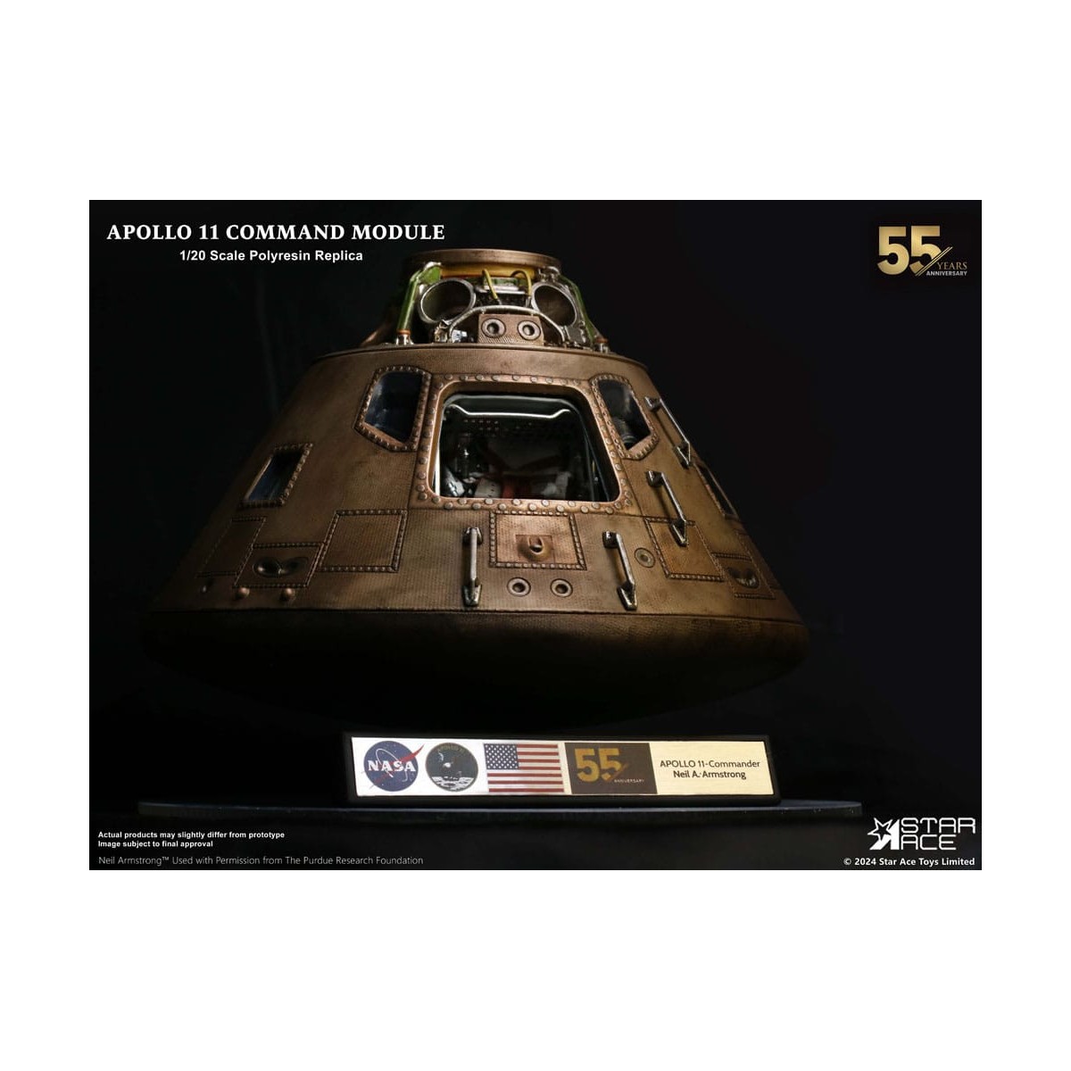 Star Ace - Módulo de mando del Apolo 11 (DX) 1/20