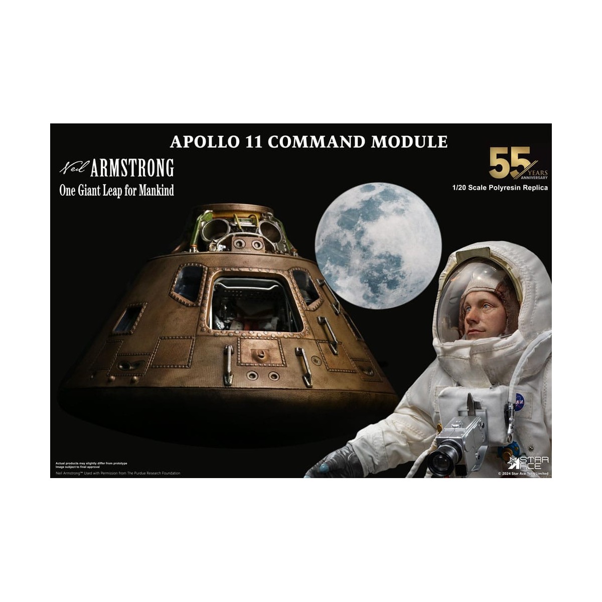Star Ace - Módulo de mando del Apolo 11 (DX) 1/20