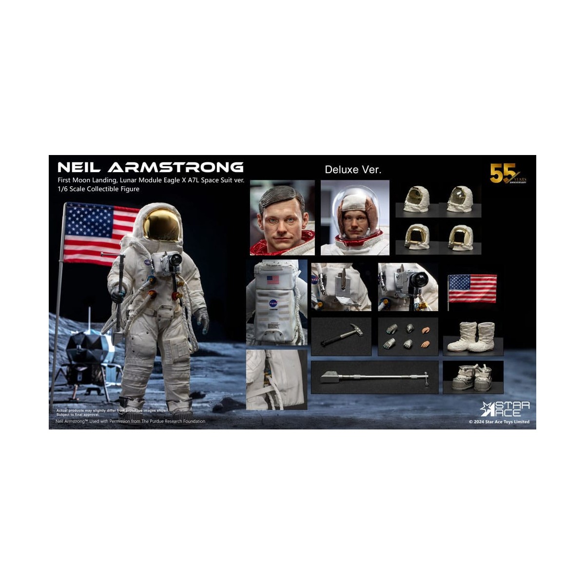 Star Ace - Apollo 11 - Neil Armstrong Versión Deluxe