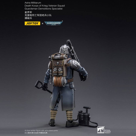 JoyToy - Death Korps of Krieg - Veteran Squad Guardsman Especialista en Demoliciones 1/18 - Warhammer 40K