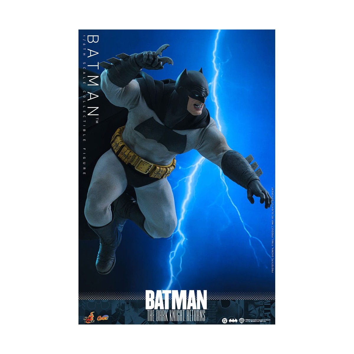 Hot Toys - BATMAN - Batman: El Caballero Oscuro Regresa Cómic Masterpiece 1/6