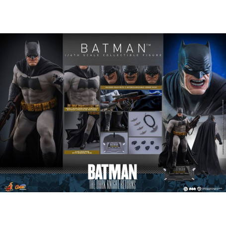 Hot Toys - BATMAN - Batman: El Caballero Oscuro Regresa Cómic Masterpiece 1/6