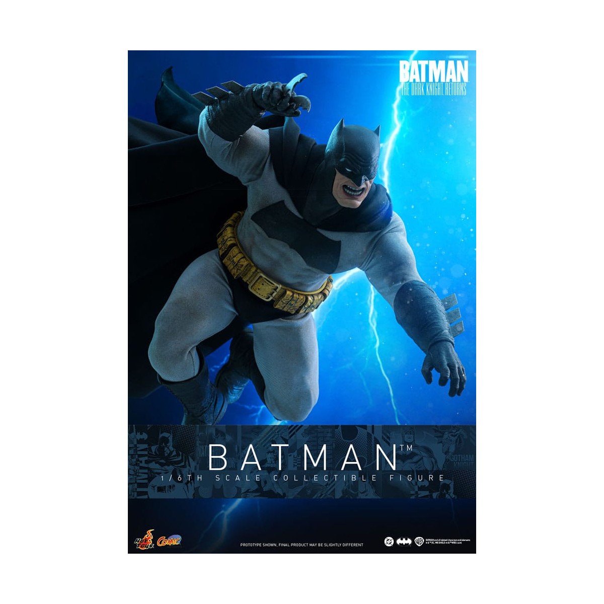 Hot Toys - BATMAN - Batman: El Caballero Oscuro Regresa Cómic Masterpiece 1/6