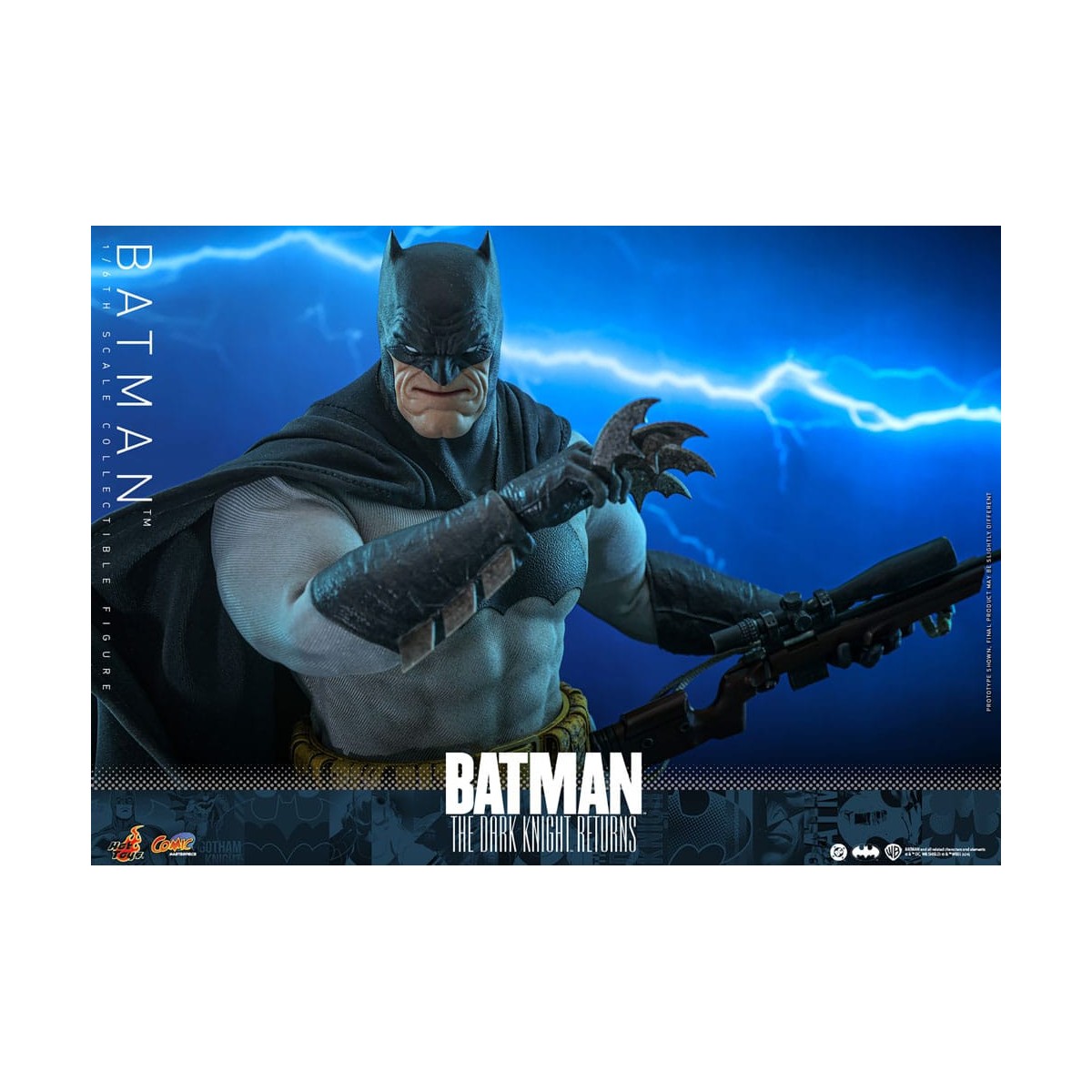 Hot Toys - BATMAN - Batman: El Caballero Oscuro Regresa Cómic Masterpiece 1/6