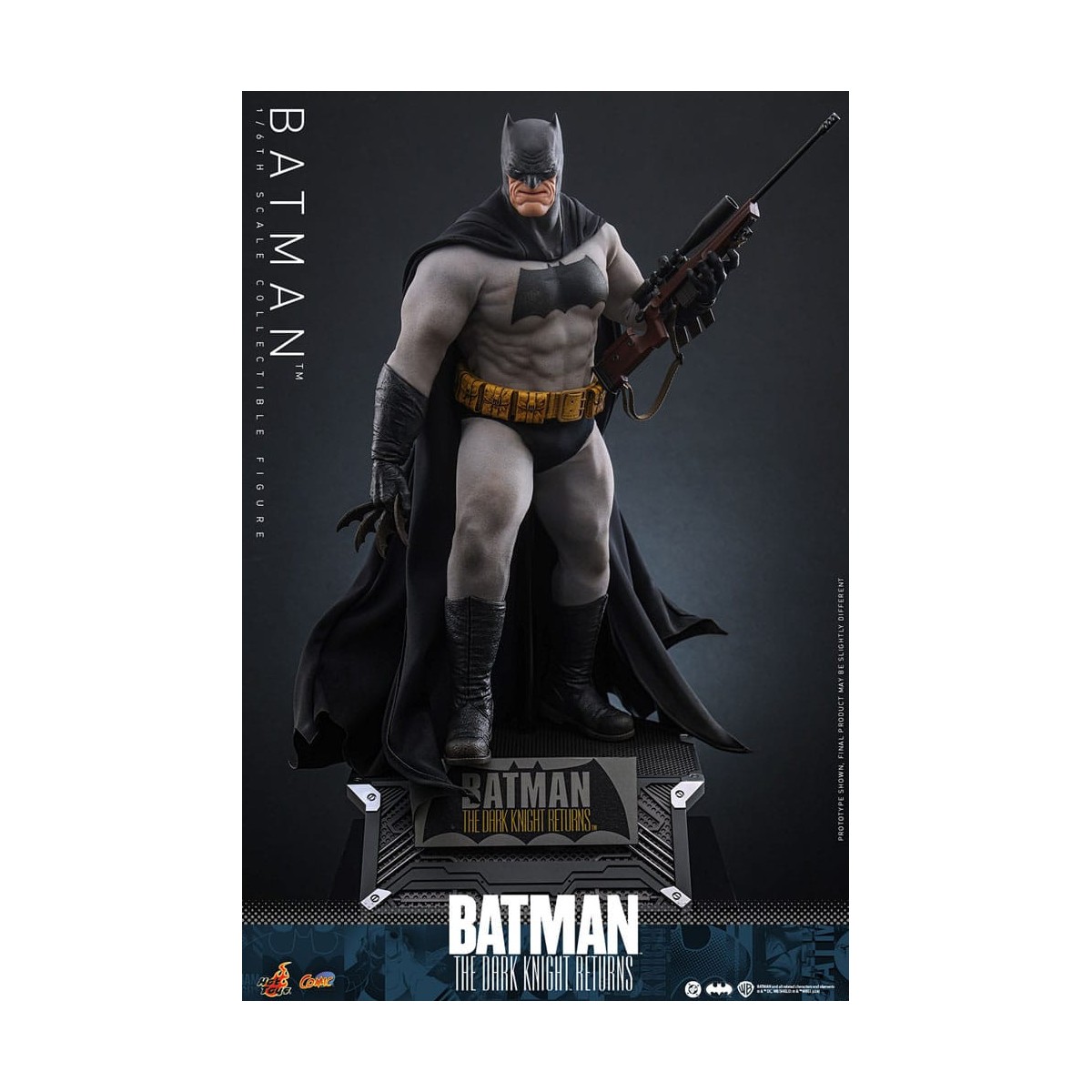 Hot Toys - BATMAN - Batman: El Caballero Oscuro Regresa Cómic Masterpiece 1/6