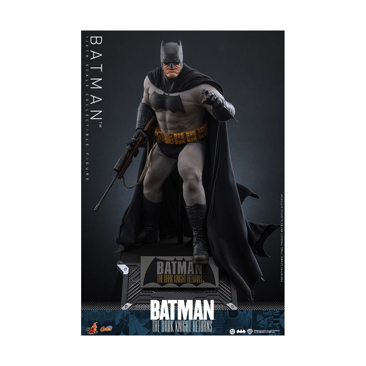 Hot Toys - BATMAN - Batman: El Caballero Oscuro Regresa Cómic Masterpiece 1/6