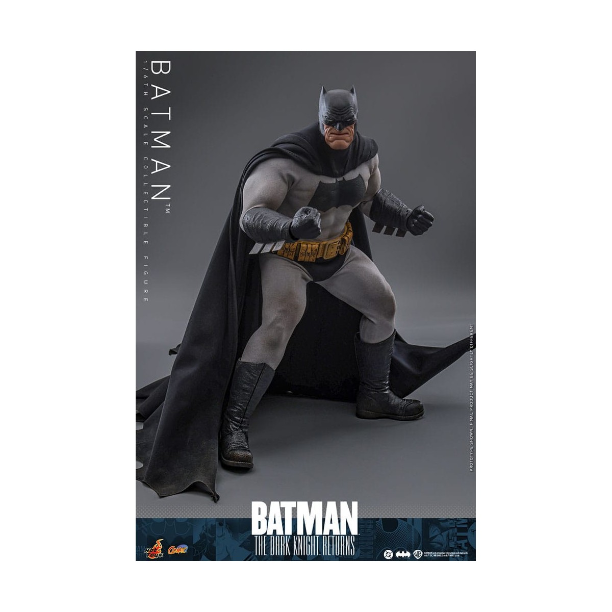 Hot Toys - BATMAN - Batman: El Caballero Oscuro Regresa Cómic Masterpiece 1/6