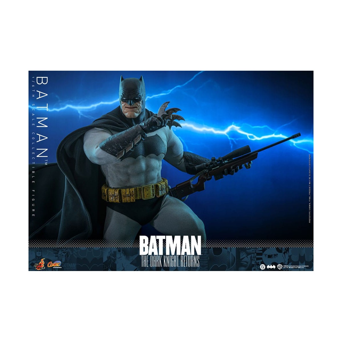 Hot Toys - BATMAN - Batman: El Caballero Oscuro Regresa Cómic Masterpiece 1/6