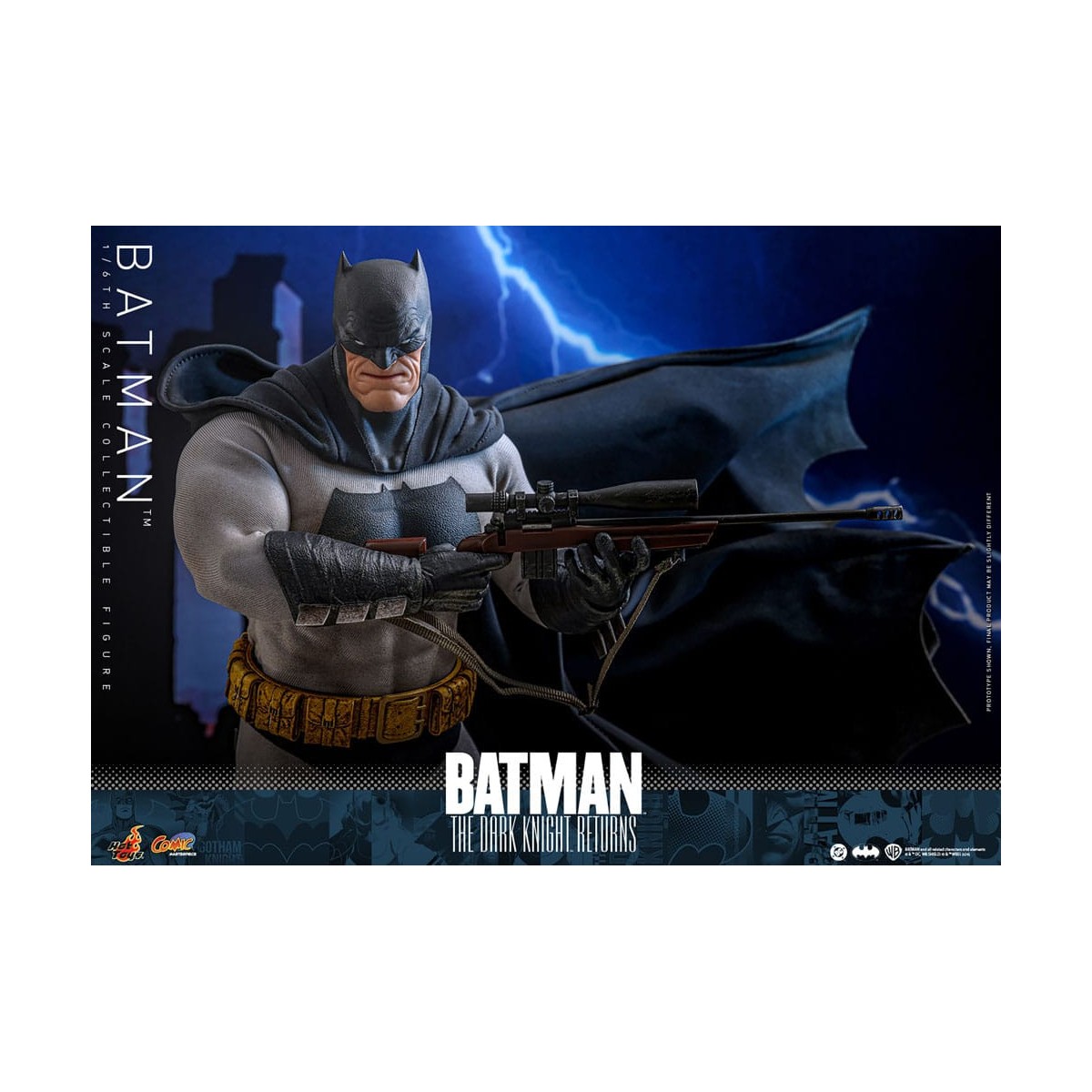 Hot Toys - BATMAN - Batman: El Caballero Oscuro Regresa Cómic Masterpiece 1/6