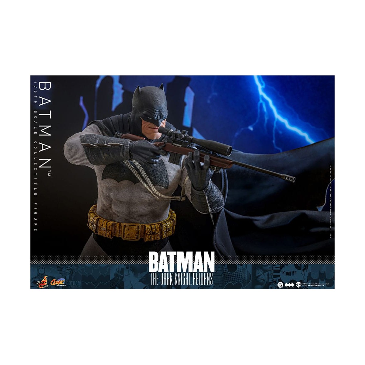 Hot Toys - BATMAN - Batman: El Caballero Oscuro Regresa Cómic Masterpiece 1/6