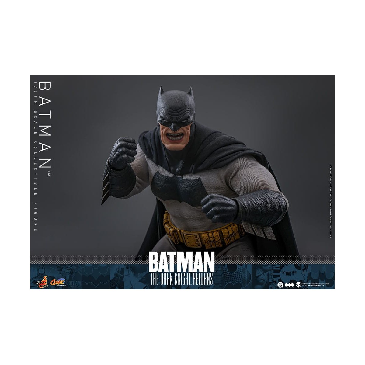 Hot Toys - BATMAN - Batman: El Caballero Oscuro Regresa Cómic Masterpiece 1/6