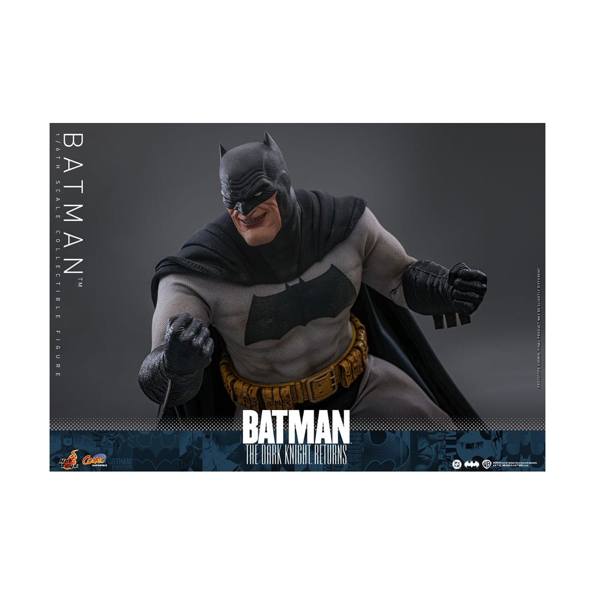 Hot Toys - BATMAN - Batman: El Caballero Oscuro Regresa Cómic Masterpiece 1/6