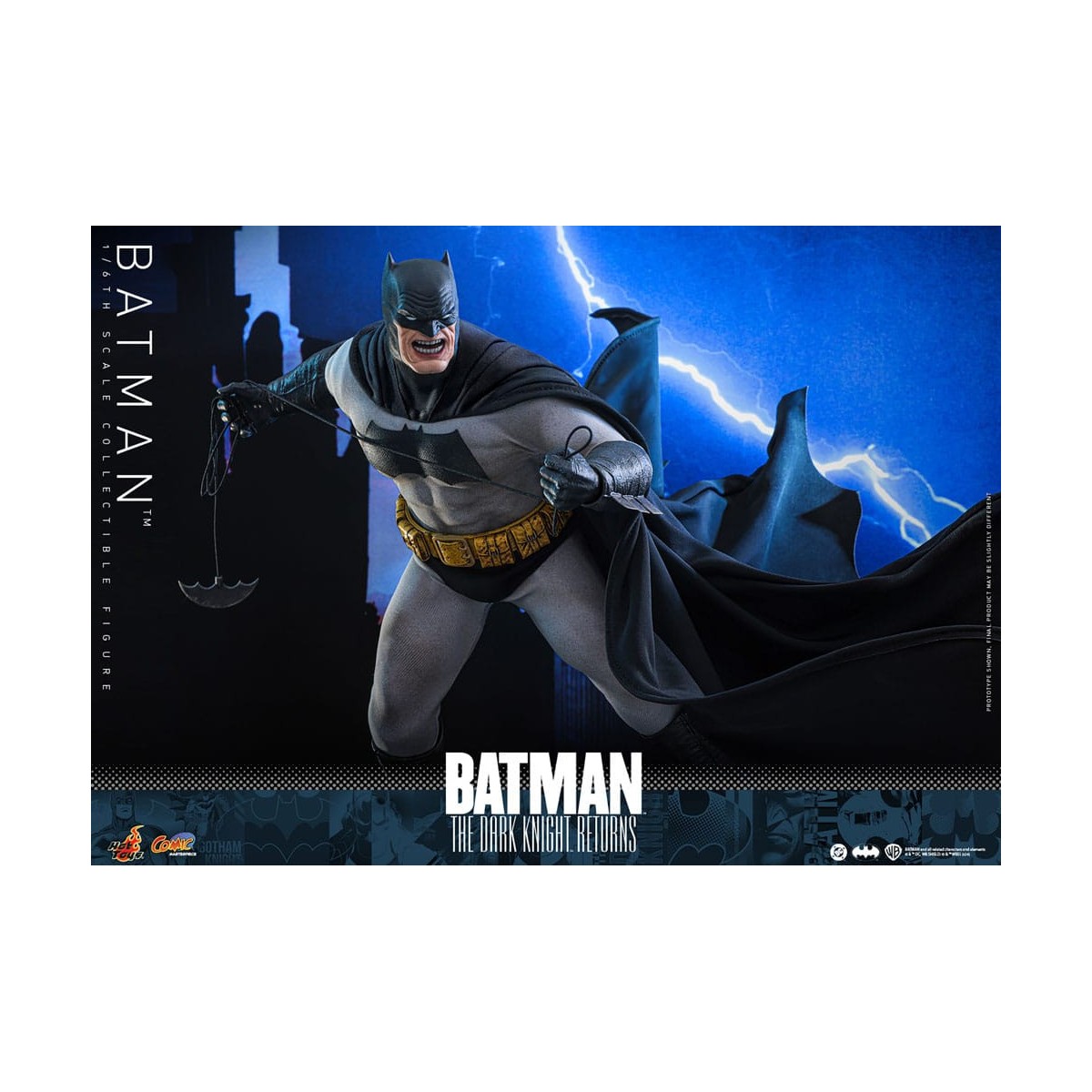 Hot Toys - BATMAN - Batman: El Caballero Oscuro Regresa Cómic Masterpiece 1/6