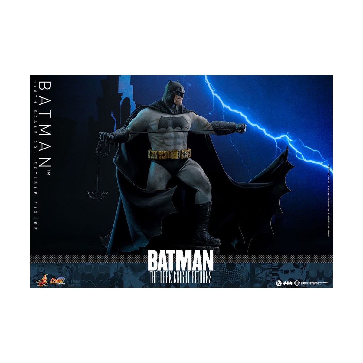 Hot Toys - BATMAN - Batman: El Caballero Oscuro Regresa Cómic Masterpiece 1/6