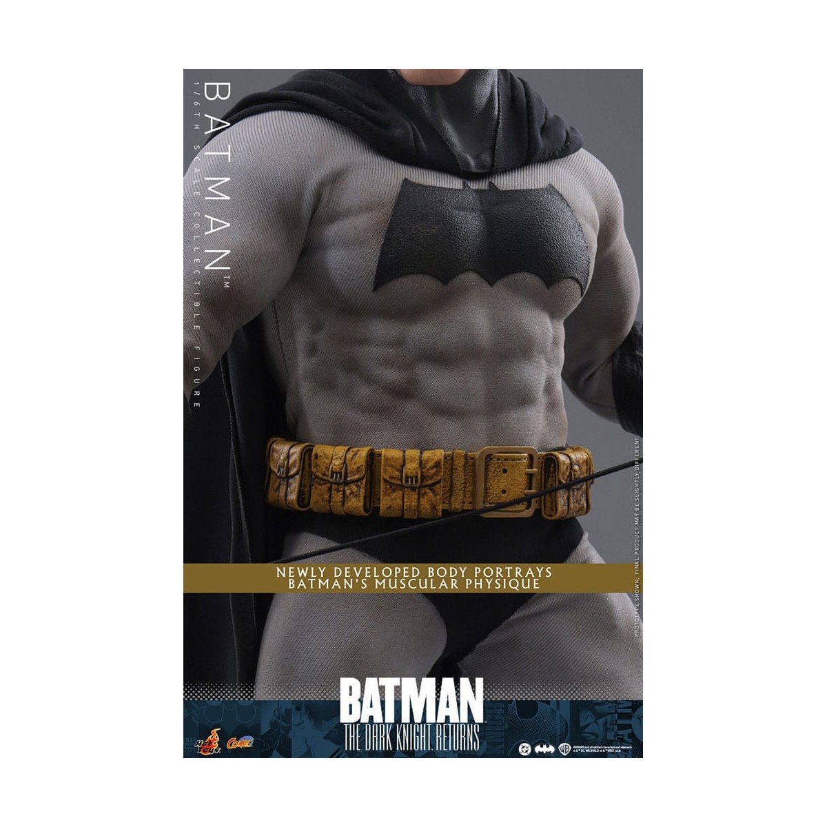 Hot Toys - BATMAN - Batman: El Caballero Oscuro Regresa Cómic Masterpiece 1/6