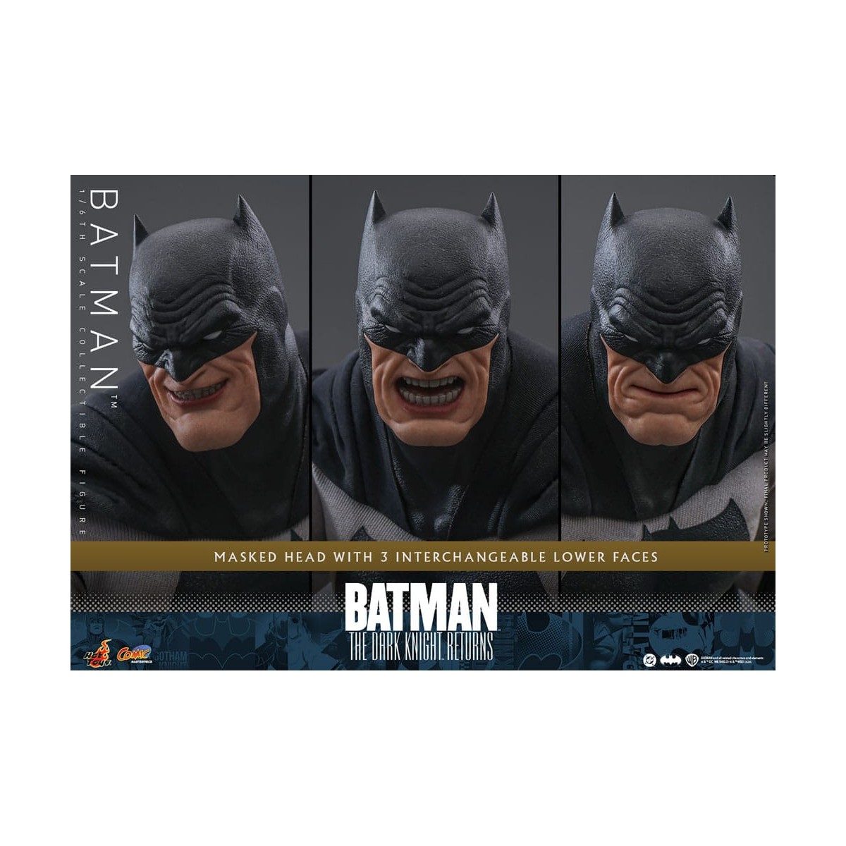 Hot Toys - BATMAN - Batman: El Caballero Oscuro Regresa Cómic Masterpiece 1/6
