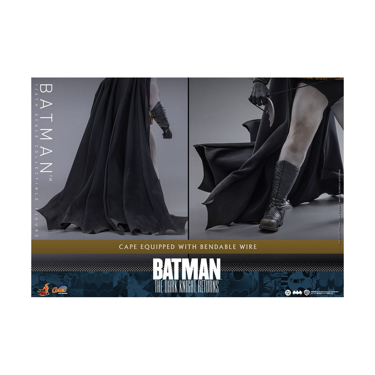 Hot Toys - BATMAN - Batman: El Caballero Oscuro Regresa Cómic Masterpiece 1/6