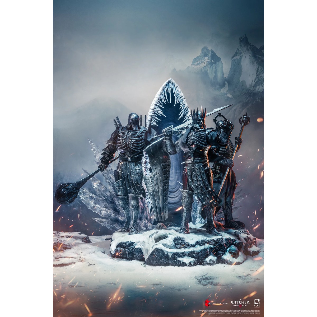 Pure Arts - The Witcher 3: Wild Hunt - Cazador salvaje Diorama 1/6