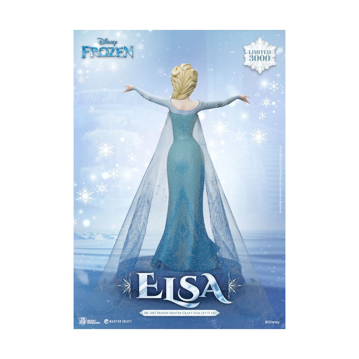 Beast Kingdom Disney - Master Craft Elsa "Let It Go" - La Reina de las Nieves