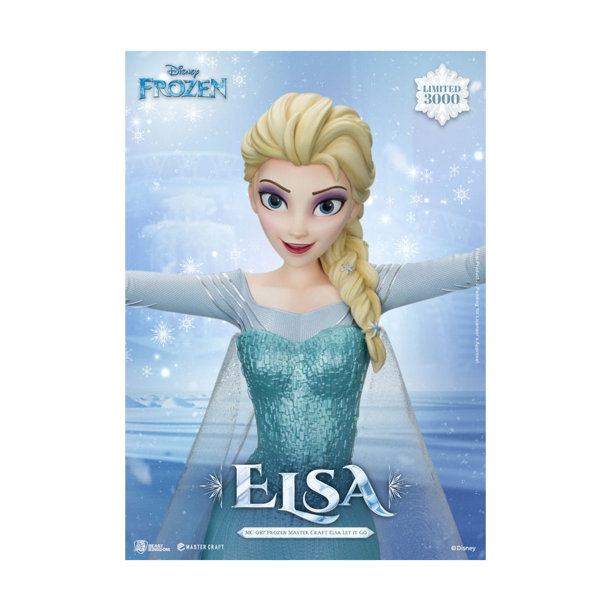 Beast Kingdom Disney - Master Craft Elsa "Let It Go" - La Reina de las Nieves