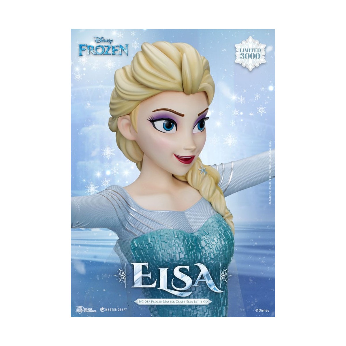 Beast Kingdom Disney - Master Craft Elsa "Let It Go" - La Reina de las Nieves