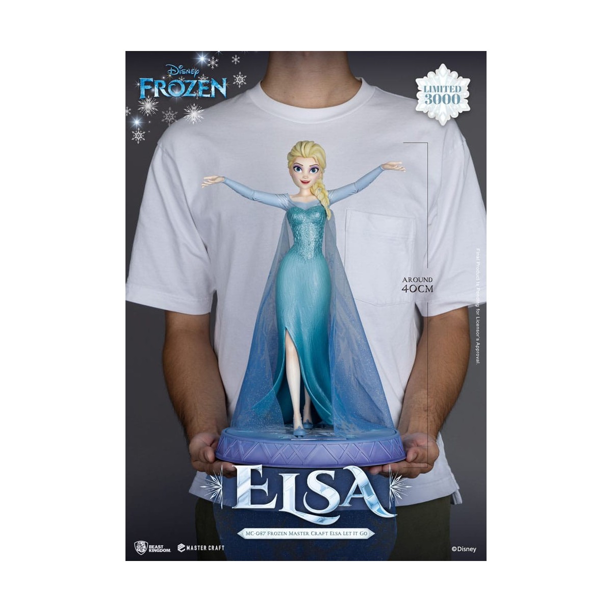 Beast Kingdom Disney - Master Craft Elsa "Let It Go" - La Reina de las Nieves