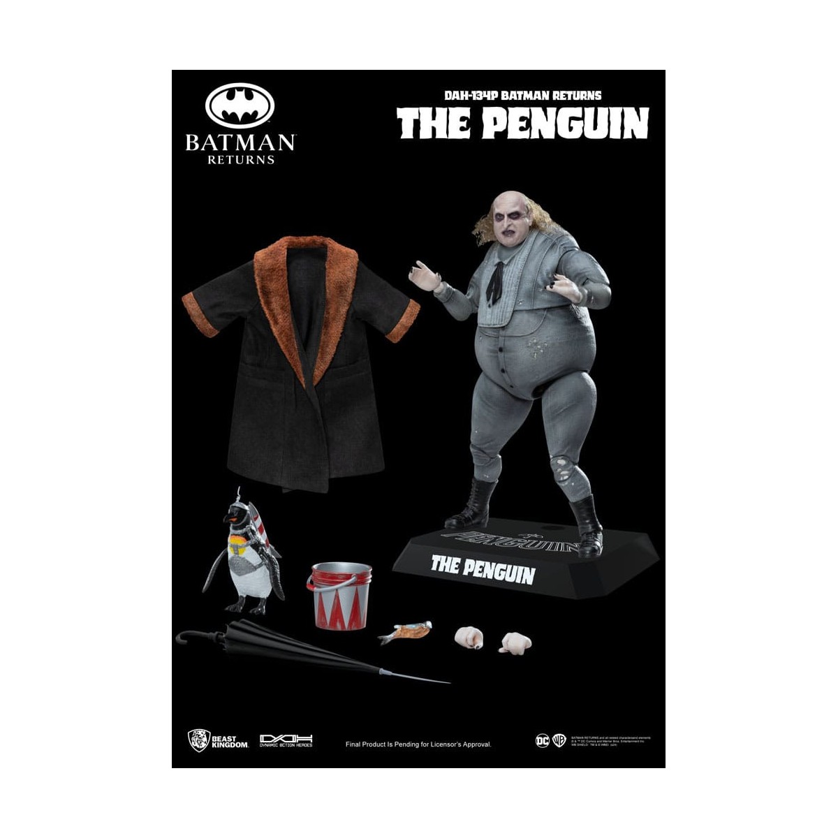 Beast Kingdom - El Pingüino - Batman Vuelve Héroes de Acción Dinámica 1/9