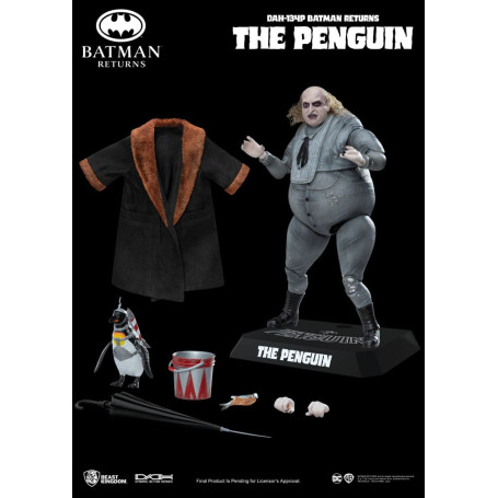 Beast Kingdom - El Pingüino - Batman Vuelve Héroes de Acción Dinámica 1/9