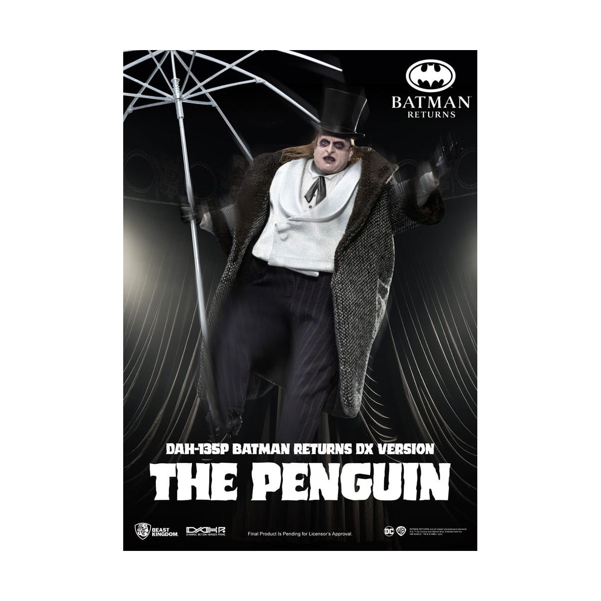 Beast Kingdom - El Pingüino DX - Batman Vuelve Héroes de Acción Dinámica 1/9
