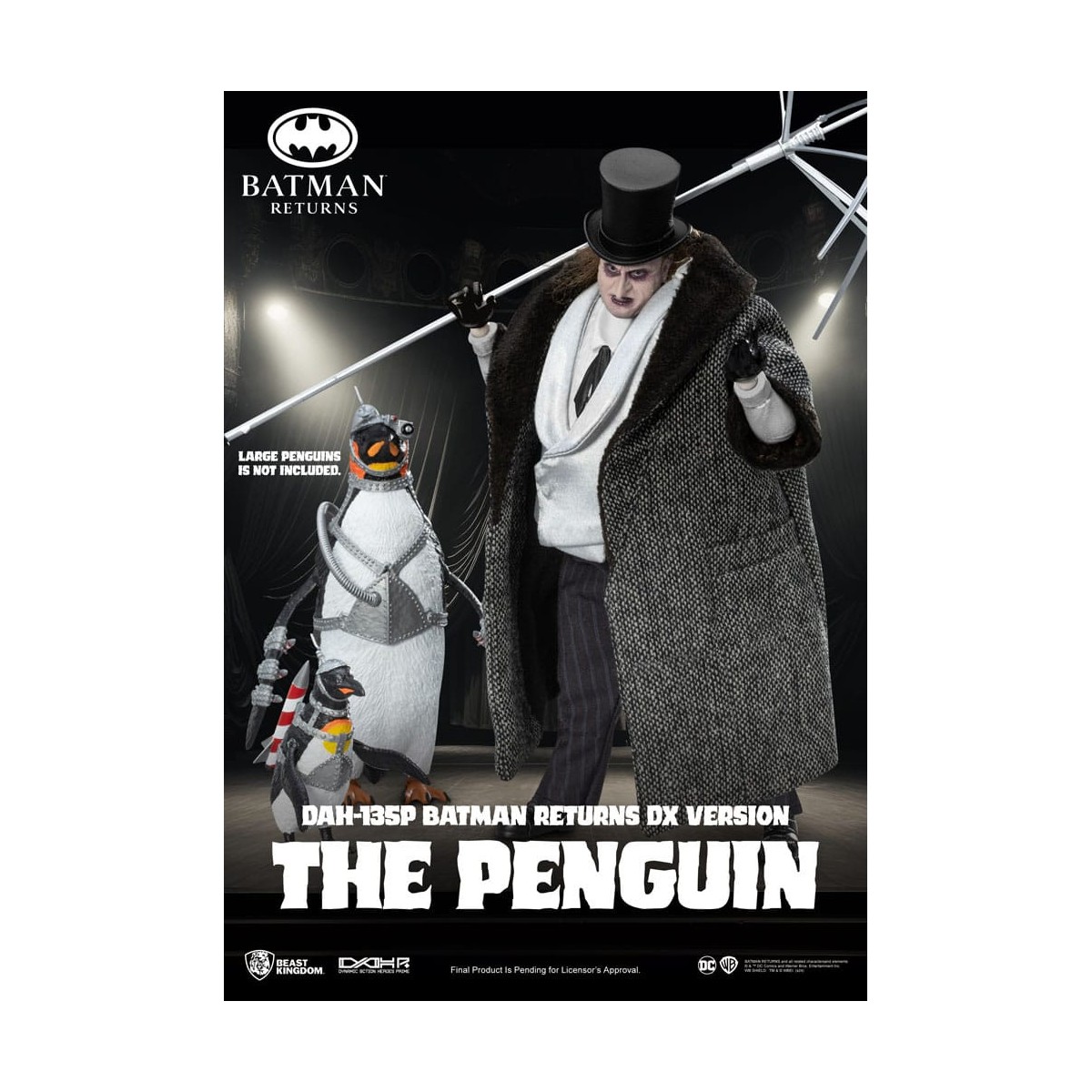 Beast Kingdom - El Pingüino DX - Batman Vuelve Héroes de Acción Dinámica 1/9