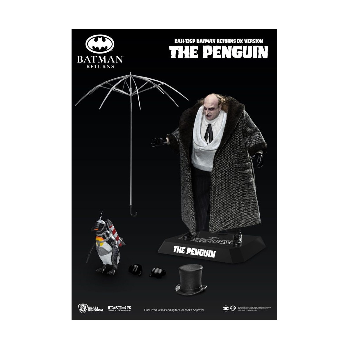 Beast Kingdom - El Pingüino DX - Batman Vuelve Héroes de Acción Dinámica 1/9