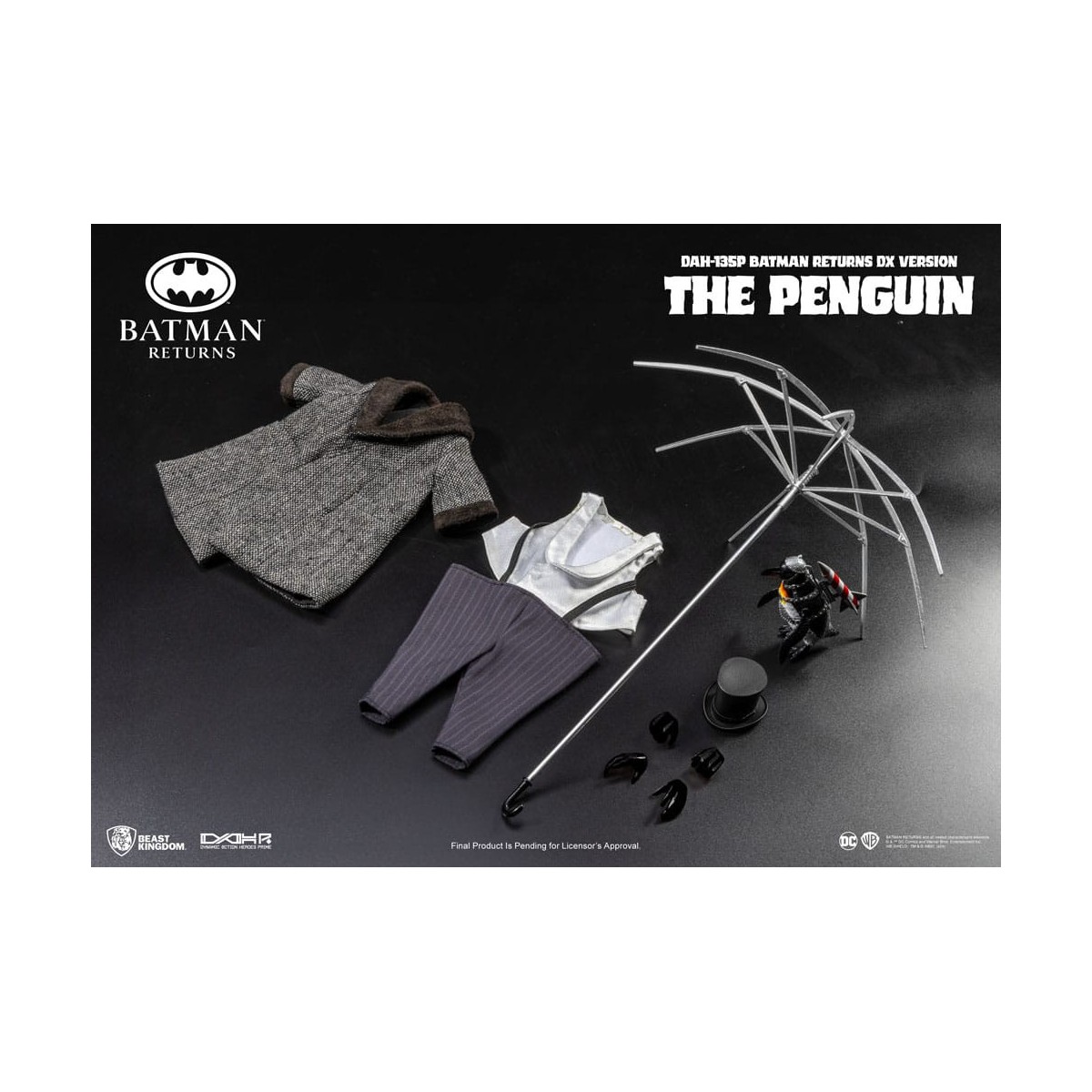 Beast Kingdom - El Pingüino DX - Batman Vuelve Héroes de Acción Dinámica 1/9