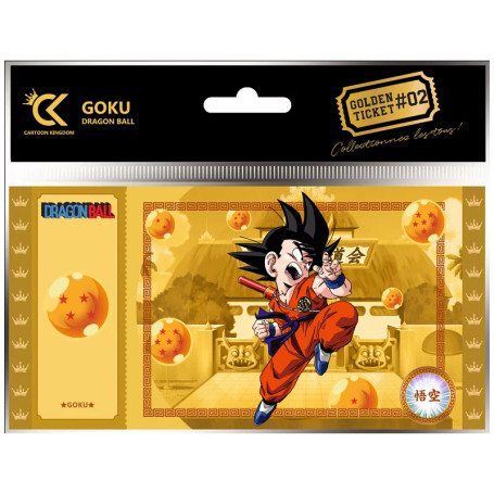 Cartoon Kingdom - Paquete de 10 Dragon Ball Golden Tickets