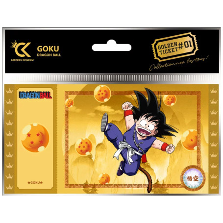 Cartoon Kingdom - Paquete de 10 Dragon Ball Golden Tickets