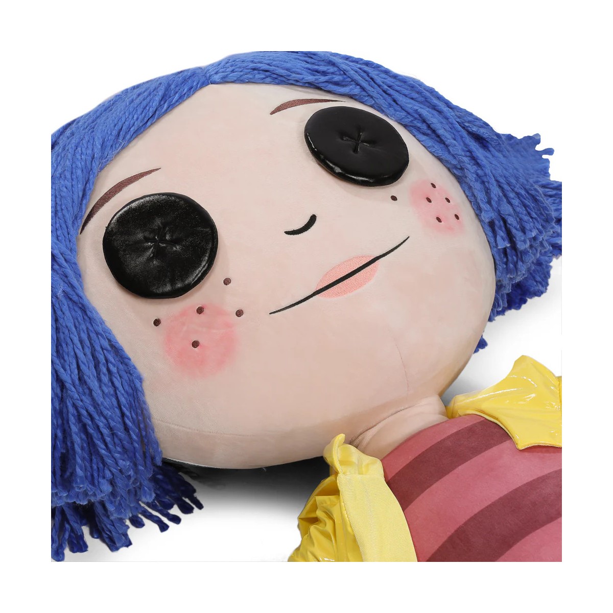 Kidrobot Coraline - Coraline con ojos de botón - Muñeca tamaño real 1/1