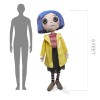 Kidrobot Coraline - Coraline con ojos de botón - Muñeca tamaño real 1/1