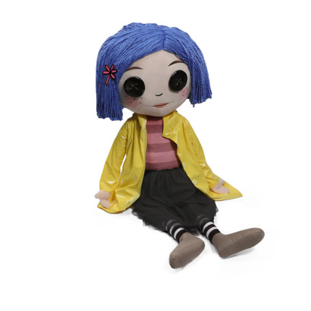 Kidrobot Coraline - Coraline con ojos de botón - Muñeca tamaño real 1/1