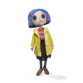 Kidrobot Coraline - Coraline con ojos de botón - Muñeca tamaño real 1/1