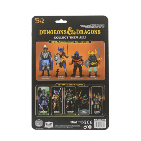 Neca - AD&D - Warduke 50 Aniversario en Tarjeta Blister - Dungeons & Dragons